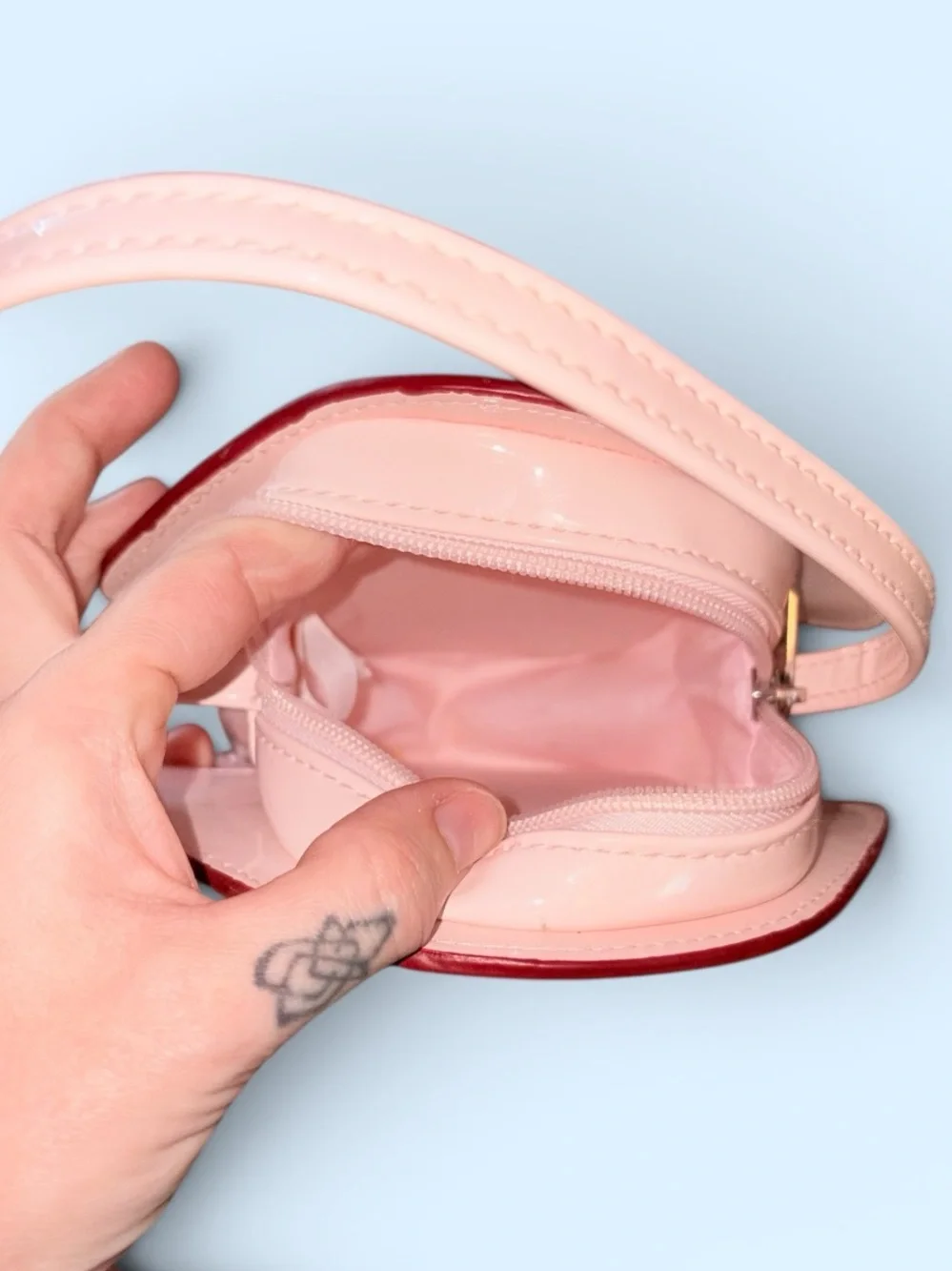 🎀 Gymboree Red and Blush Mushroom Mini Purse